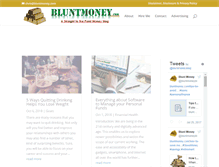 Tablet Screenshot of bluntmoney.com
